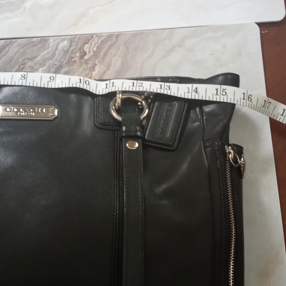 coach black leather bag - Picture 9 of 11